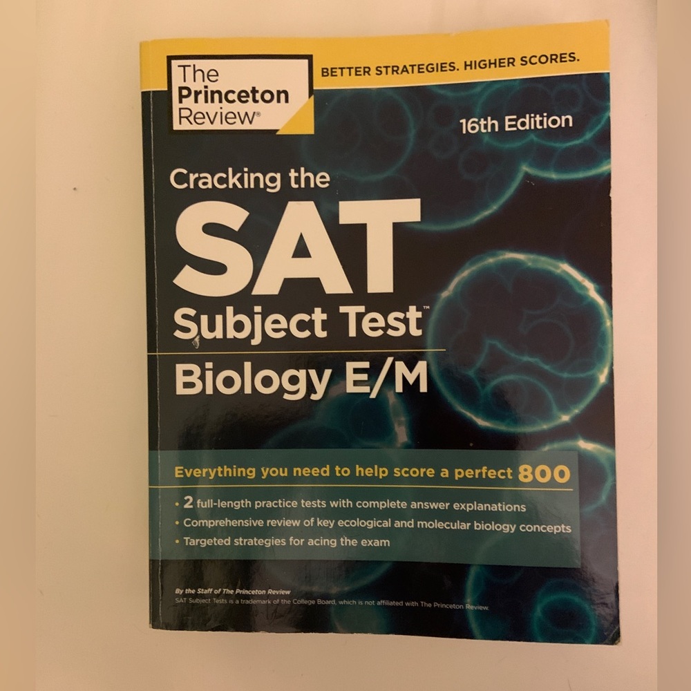 🌼3/$24 SAT Biology study book